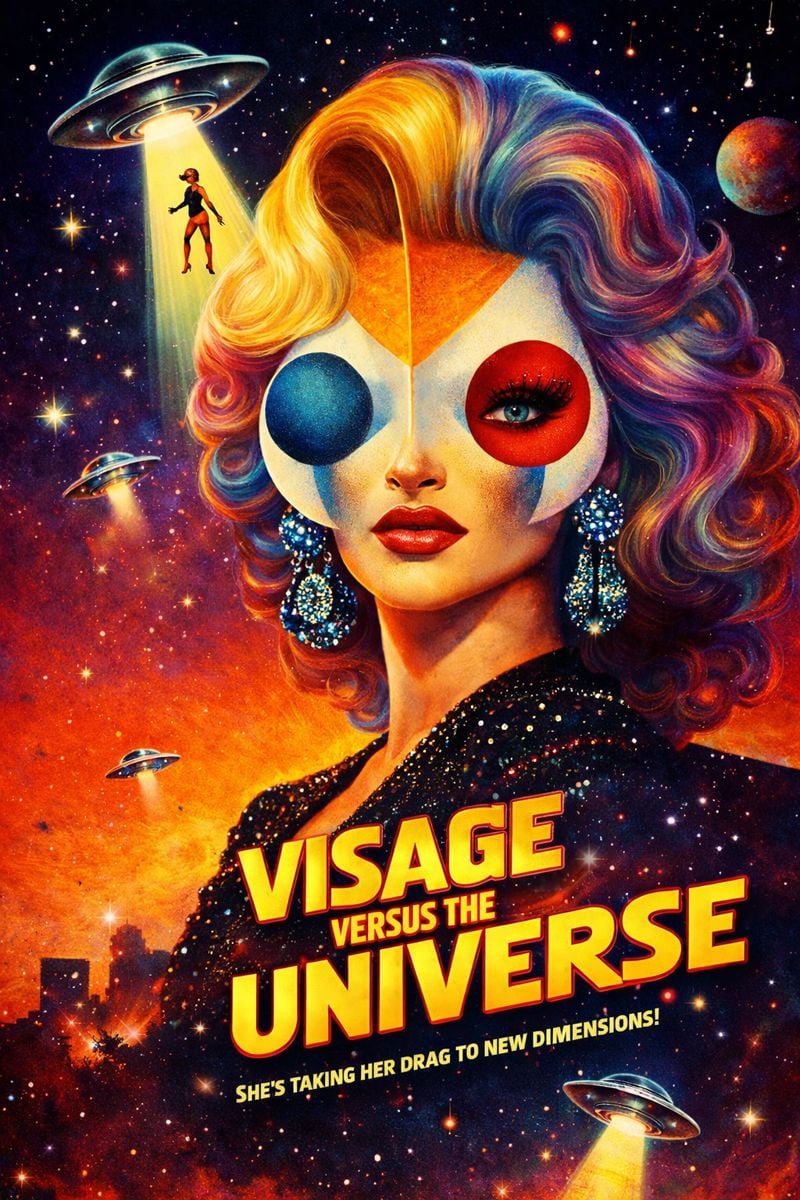 Visage Versus The Universe Digital Motion Capture Series Poster Art